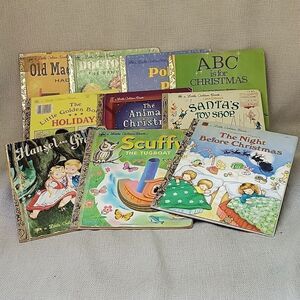 10 A Little Golden Book hard cover books (Set 2)